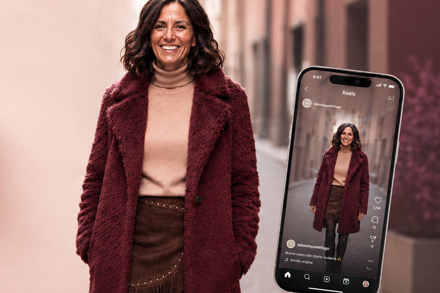 AI content production for fashion brand