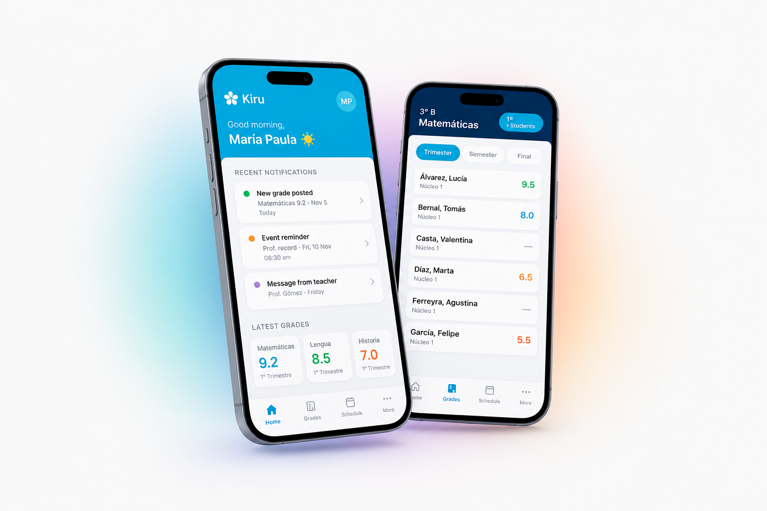 Kiru — brand identity for a school communication platform